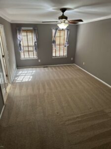 Clean bedroom by Poseidon Carpet Cleaning
