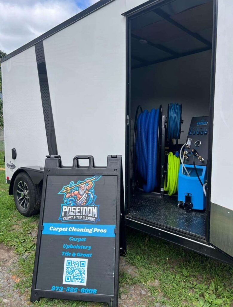 Poseidon Carpet Cleaning cleaning setup